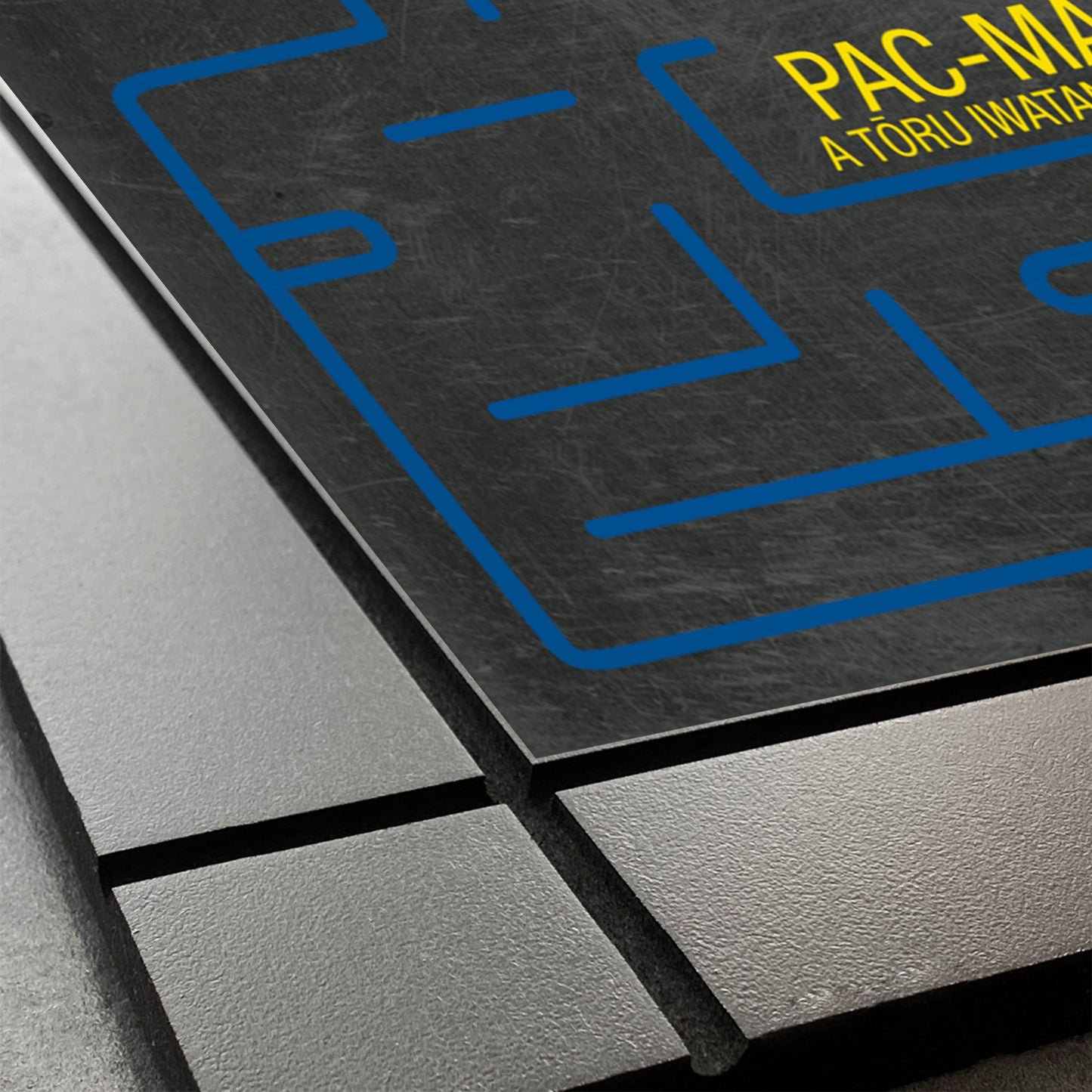 CUADRO DECORATIVO DE MADERA VIDEOJUEGO PAC-MAN RETRO