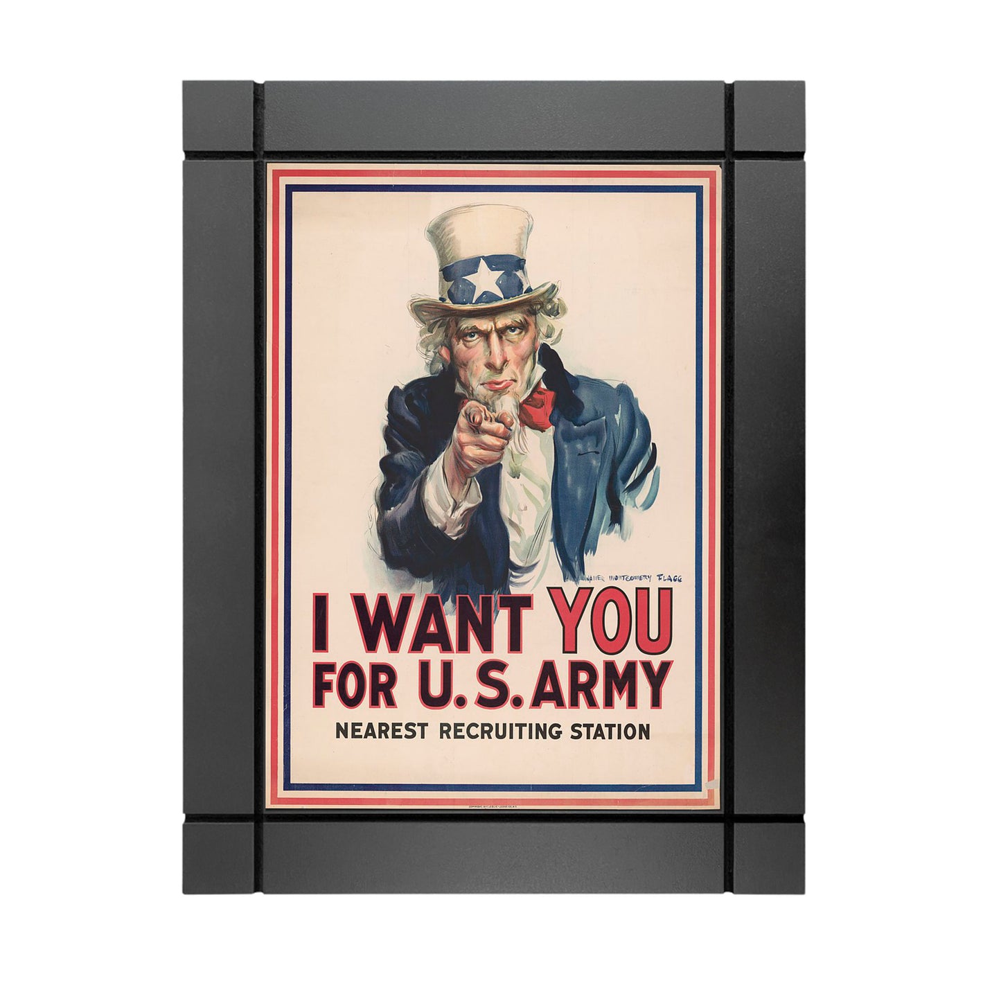 CUADRO DECORATIVO DE MADERA CARTEL U.S. ARMY I WAT YOU