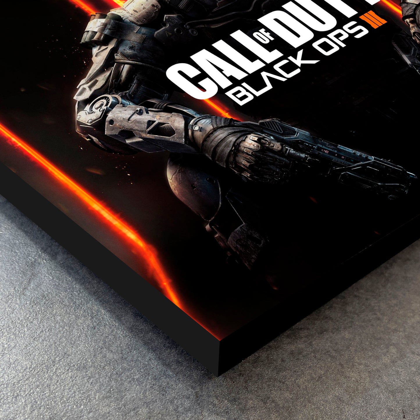 CUADRO DE MADERA SIN MARCO CALL DUTY BLACK OPS III