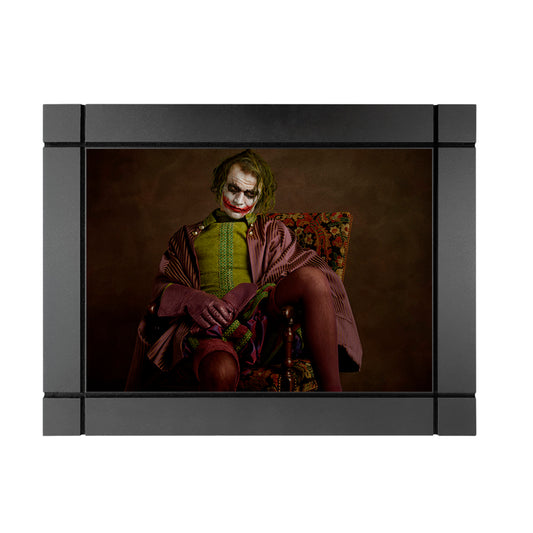 CUADRO DECORATIVO DE MADERA PERSONAJES DE EPOCA JOKER