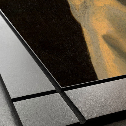 CUADRO DECORATIVO DE MADERA JOHANNES VERMEER LA JOVEN DE LA PERLA