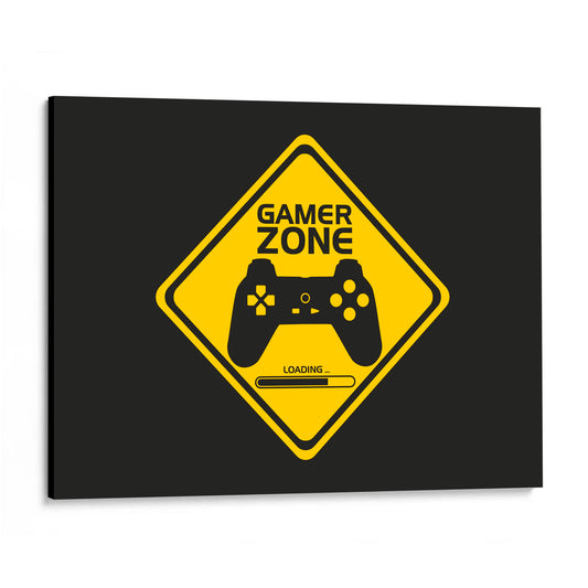 CUADRO DE MADERA SIN MARCO GAMER ZONE