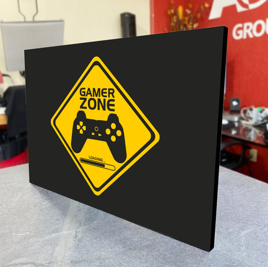 CUADRO DE MADERA SIN MARCO GAMER ZONE
