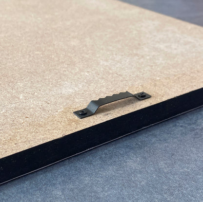 CUADRO DE MADERA SIN MARCO LEÓN GEOMETRICO BEIGE